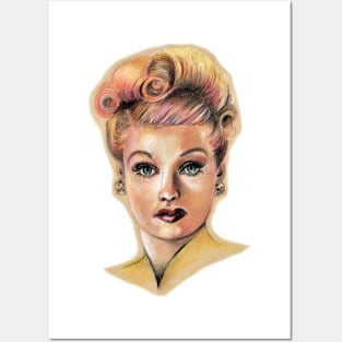 Lucy Colored Pencil Drawing Posters and Art